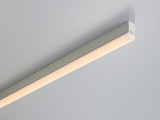ＤＮライティング　TRIM　LINE　LED照明器具　間接照明　TRE2-D‐APL　調光兼用型　ドーム型カバー　本体色:白(ホワイト)　全長1300mm　電球色(2800K)　TRE2-1300L28D-APL ※受注生産品｜わがと照明