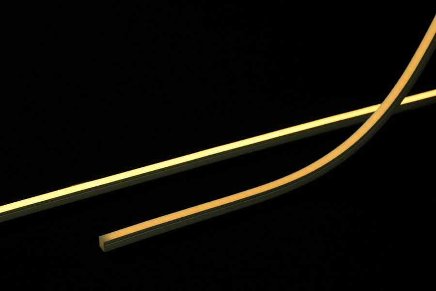 ＴＥＳ　ＬＩＧＨＴＩＮＧ　フレキシブル照明　レトロ調光Qoonela チェルシー（レトロ調光クーネラチェルシー）　TQCWシリーズ　コードタイプ　全長3010mm　1900K-2700K　電球色　両側コードタイプ　TQCW-3010-1927-D ※受注生産品｜わがと照明