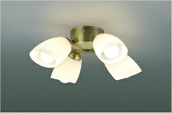 ＫＯＩＺＵＭＩ　ＬＥＤインテリアファンＳシリーズ専用灯具　照明器具単独での使用不可　ＬＥＤ３１．２Ｗ　(ランプ付)　電球色　２７００Ｋ　（ファン別売）　AA43197L｜わがと照明