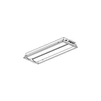 ＫＯＩＺＵＭＩ　ＬＥＤベースライト　本体　ストレートタイプ　埋込型　（ランプ別売）　AD92043L