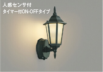 ＫＯＩＺＵＭＩ　ＬＥＤ防雨型ブラケット　白熱電球４０Ｗ相当　(ランプ付)　電球色　２７００Ｋ　AU40441L