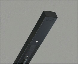 ＫＯＩＺＵＭＩ　ライティングダクトレール　１５００ｍｍタイプ　黒(フィードイン・エンド付）　WE02915B｜わがと照明