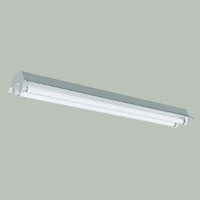 三菱 反射笠付直管形LED照明器具 台形ケース MILIE(ミライエ) Lファインeco FLR40形×2 100~242V 昼白色 定格出力2600lm×2 固定出力形(ランプ付) ELLFH4522CAHN+LDL40SN1526N4 ※受注生産品|わがと照明