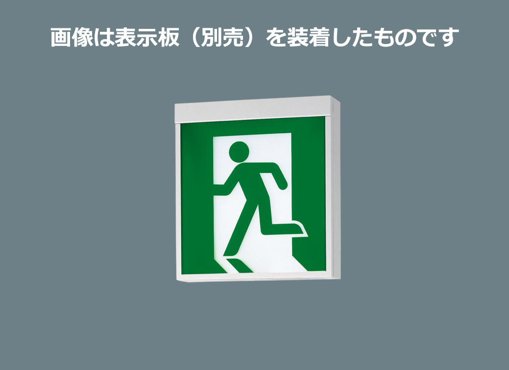 パナソニック　ＬＥＤ誘導灯　電源別置型　一般形　天井直付・吊下型　Ｃ級　１０形　両面型　FA10328CLE1（表示板別売）