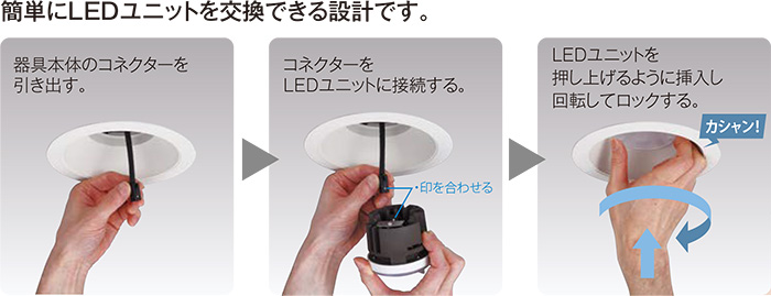 東芝 LEDユニット交換形ダウンライト用 LEDユニット 高効率タイプ 中角タイプ 2500シリーズ 水銀ランプ100W器具相当 電球色