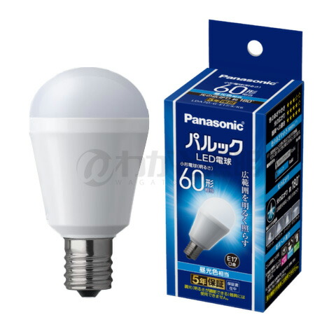 ココロンPanasonic LED電球 LDA6L-E17/D 4個 楽天市場】パナソニック パルックLED電球 ミニクリプトン形(小形