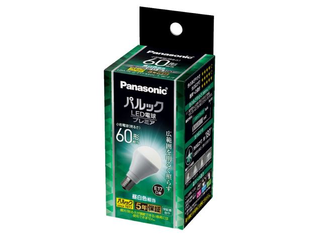 Panasonic  LED電球　10個入り2ケース 10個セット×2箱】Panasonic LED電球 E26 60形 10個セット×2箱