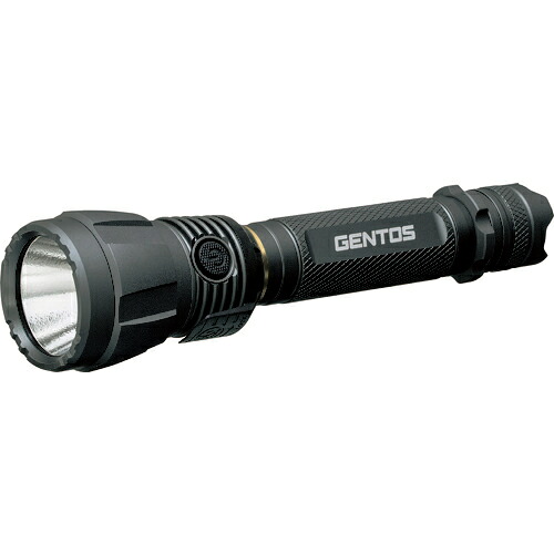 ＧＥＮＴＯＳ　UltiREXシリーズ　高出力LEDライト　高輝度チップタイプ白色LED　耐塵・1m防水仕様（IP67準拠）　3200lm　充電式（専用アダプター・充電池付属）/単2形アルカリ電池3個（別売）兼用　UT-3200H