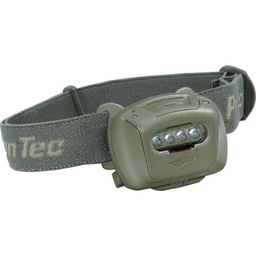 ＰｒｉｎｃｅｔｏｎＴｅｃ LED前照燈 QUADタクティカル（QUAD TACTICAL） IPX7 78ルーメン 本体OD(オリーブドラブ) QUAD-TAC-OD