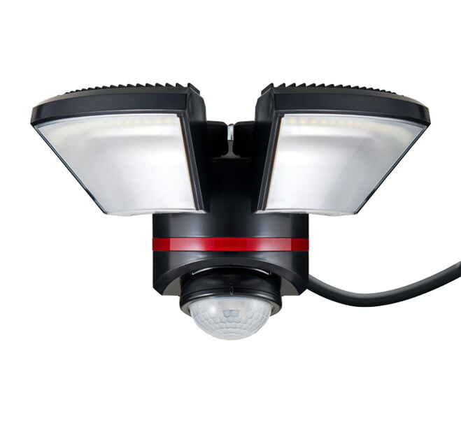 ＥＬＰＡ 遠隔操作付き添い人ＡＣ検知器点火装置 ２灯 白いことLED ２０００ルーメン 素っ破抜き活動の領域うつり変わり 遠隔操作付 雨合羽遣りかた(IP45 防噴射形) ワット数直結相応う ESL-W3002AC