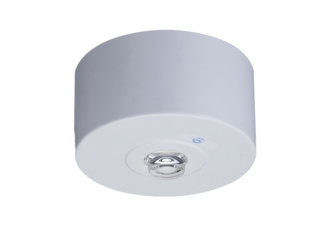三菱　非常用照明器具　直付形　電源別置形　LED専用形　一般形　平常時消灯/非常時LED点灯　昼白色　ハロゲン75形器具相当　特高天井用～16m　本体白色　EL-CT31114 ※受注生産品｜わがと照明