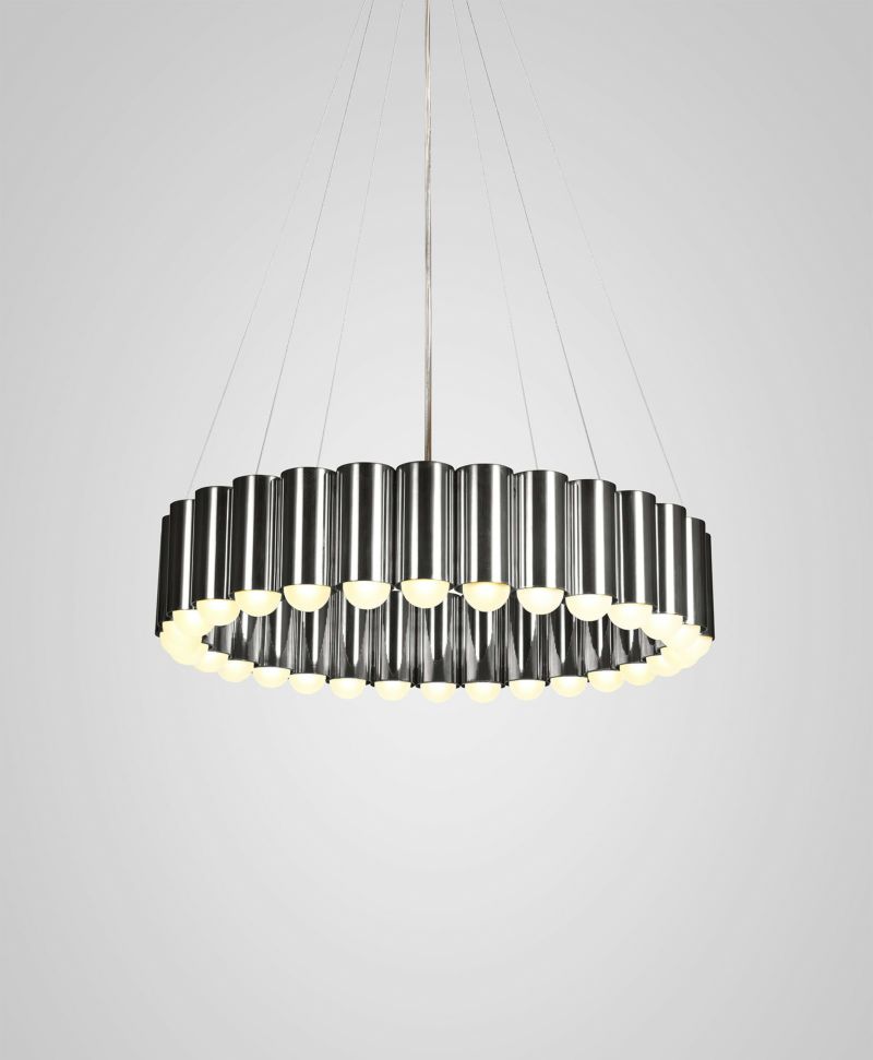 ＬＥＥ ＢＲＯＯＭ　リー・ブルーム　シャンデリア　CAROUSEL S　直付　LED電球付き（白熱電球100W相当 電球色 E26×30）　POLISHED CHROME（ポリッシュドクローム）　CAROUSEL S POLISHED CHROME