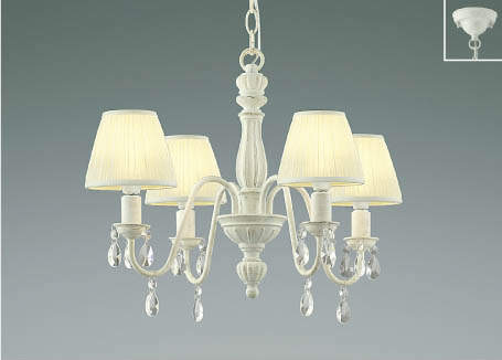 楽天市場】KOIZUMI LEDシャンデリア 簡易取付式 白熱電球