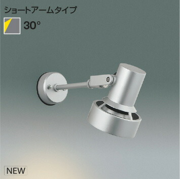 ＫＯＩＺＵＭＩ ＬＥＤエクステリアスポットライト しろがね色 光線球７５Ｗ～１５０Ｗ相当 （照明ランプ別売） 金93173