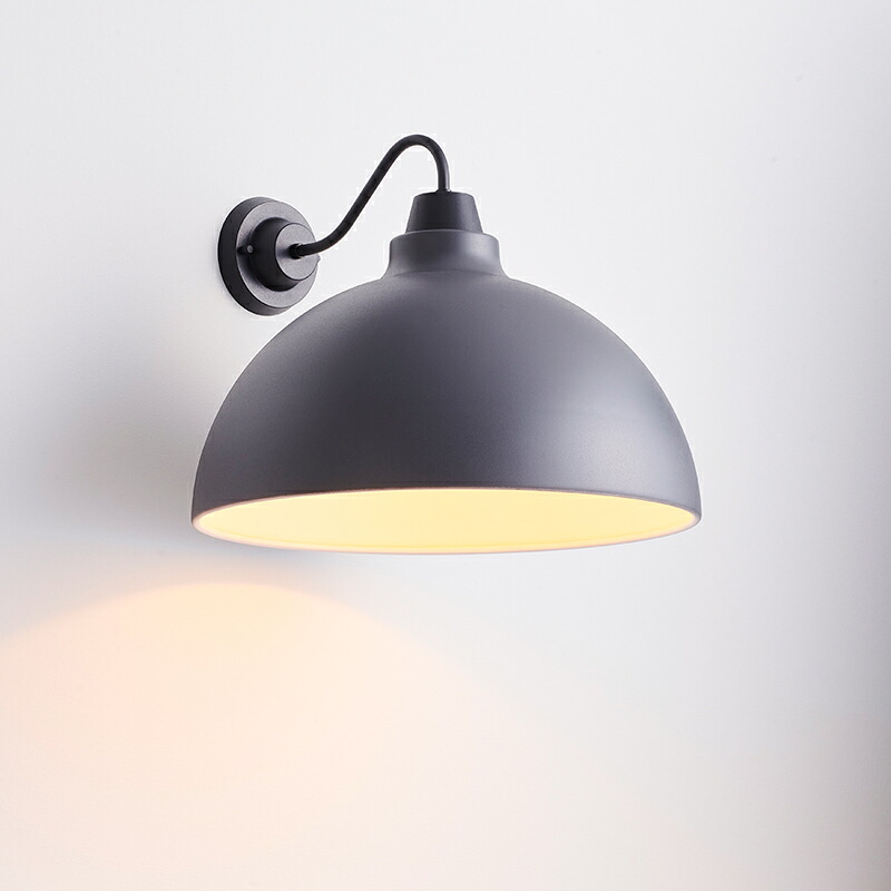 ＭＡＸＲＡＹ CRAFT LAMP Bowl S Bracket/手工芸品照明ランプ どんぶり鉢S 鉤括弧ともし火 直付印字機 サテンチャコールグレー E26口金 照明ランプ別売 MB50441-25(OP0169724+OP0170125)