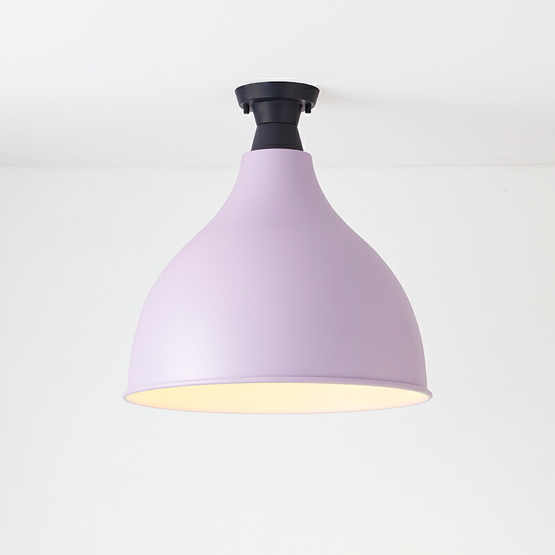 ＭＡＸＲＡＹ　CRAFT LAMP Eggplant L Ceiling/クラフトランプ エッグプラントL　シーリングライト　直付タイプ　サテンペールパープル　E26口金　ランプ別売　ML30162-06(OP0169924+OP0170206)