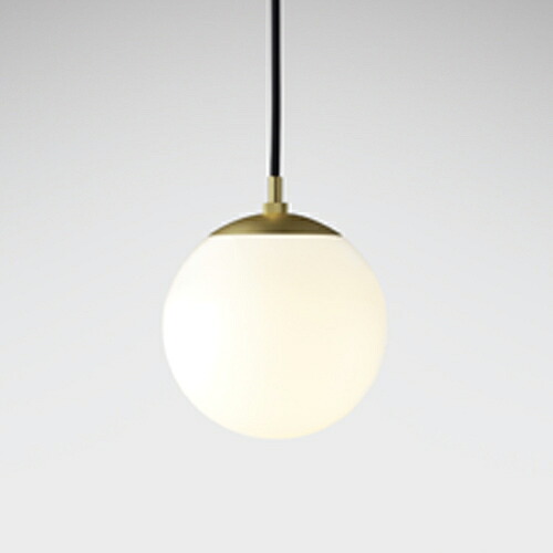 MAXRAY 吊り下げ照明器具 ペンダントライト Orb Pendant/オーブ ペンダントシリーズ ゴールド 引掛けシーリング 1灯 E17口金用(ランプ別売り) グローブサイズ:Φ152mm 球体 ガラスグローブ MP40600-38-01|わがと照明