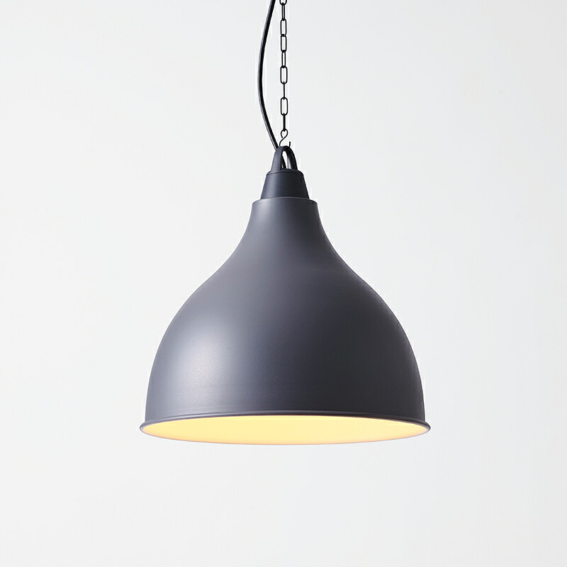 ＭＡＸＲＡＹ　CRAFT LAMP Eggplant L CHAIN PENDANT/クラフトランプ エッグプラントL　ペンダントライト　引掛シーリング　サテンチャコールグレー　E26口金　ランプ別売　MP40642-25(OP0169524+OP0170225)