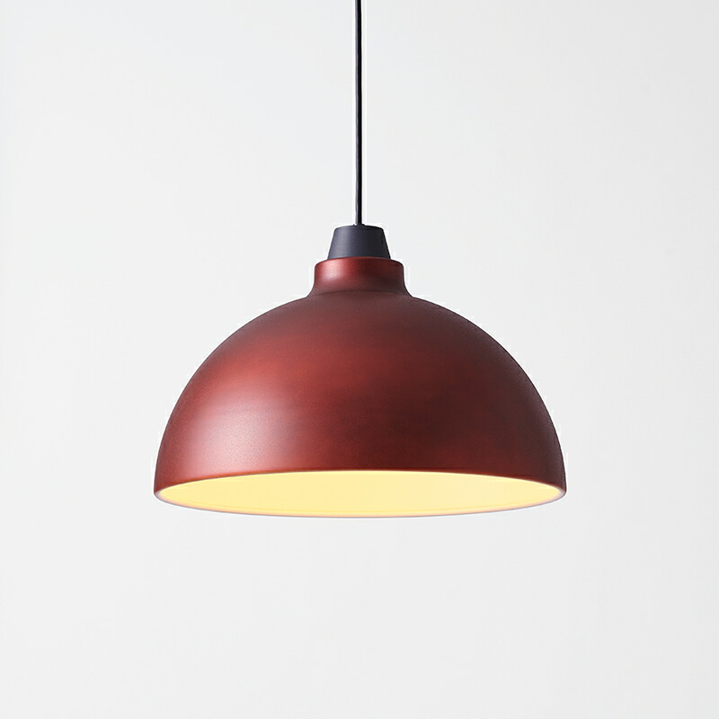 ＭＡＸＲＡＹ　CRAFT LAMP Bowl S PENDANT/クラフトランプボウルS　ペンダントライト　引掛シーリング　サテンストーンレッド　E26口金　ランプ別売　MP40651-05(OP0169624+OP0170105)｜わがと照明