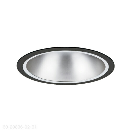 ＭＡＸＲＡＹ　NEW BASE DOWN　5000Lm TYPE（フィクスドダウンライト）　φ125mm　本体色ブラック(黒)　LED内蔵　3000K(電球色)　全光束4851lm　配光：広角　専用調光器対応　60-20896-02-91(MD208960291+OP0125970)