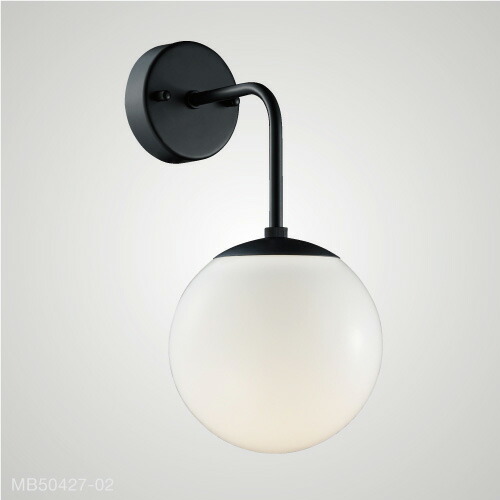 ＭＡＸＲＡＹ　Orb/オーブ　Φ150　ブラケット　直付け　ブラック(黒)　E17口金　ランプ別売　MB50427-02-01(OP01719+OP01731)