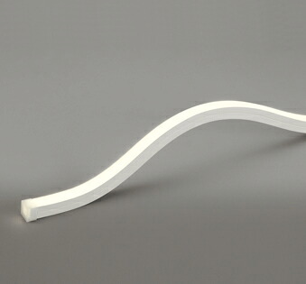 ＯＤＥＬＩＣ　室内用間接照明　フレキシブルライン　トップビュー　20&times;20　LED　DC24V　全長3013mm　調光　電球色　3000K　電源線・エンドキャップ付　FLM0300T1E｜わがと照明