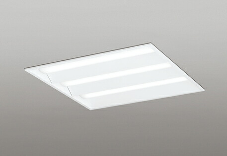 ODELIC LEDベースライト 埋込穴□600mm 昼白色 FHP45W×4灯相当 専用調光器対応 LEDユニット付き XD466018P2B|わがと照明