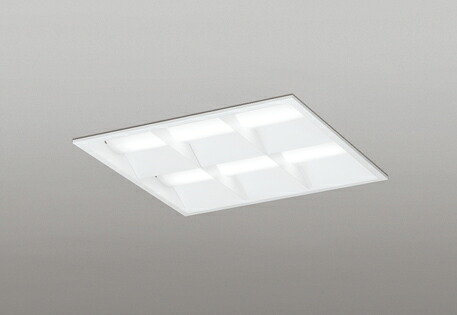 ＯＤＥＬＩＣ　ＬＥＤベースライト　埋込穴□４５０ｍｍ　温白色　ＦＨＰ３２Ｗ×３灯相当　専用調光器対応　ＬＥＤユニット付き　XD466032P1D
