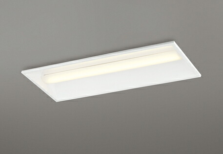 ＯＤＥＬＩＣ　ＬＥＤベースライト　埋込　下面開放型　電球色　ＦＬ２０Ｗ×２灯相当　高演色　ＬＥＤユニット付き　XD504010R3E