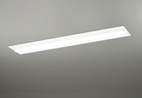 ODELIC LEDベースライト 埋込 Cチャンネル回避型 昼白色 FLR40W相当 高演色 LEDユニット付き XD504020R1B