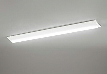 ＯＤＥＬＩＣ　ＬＥＤベースライト　直付　逆富士型　昼白色　ＦＬＲ４０Ｗ相当　高演色　ＬＥＤユニット付き　XL501005R1B｜わがと照明