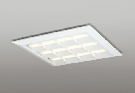 ＯＤＥＬＩＣ　ＬＥＤベースライト　直付・埋込兼用型　埋込穴□６８０ｍｍ　ルーバー付　電球色　専用調光器別売　ＦＨＰ４５Ｗ×４灯相当　ＬＥＤユニット付き　XL501053P2E