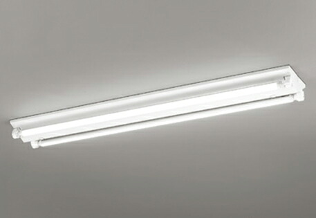 ODELIC LEDベースライト 直付 逆富士型 昼白色 Hf32W定格出力×2灯相当 高演色 LEDランプ付き XL551147R1