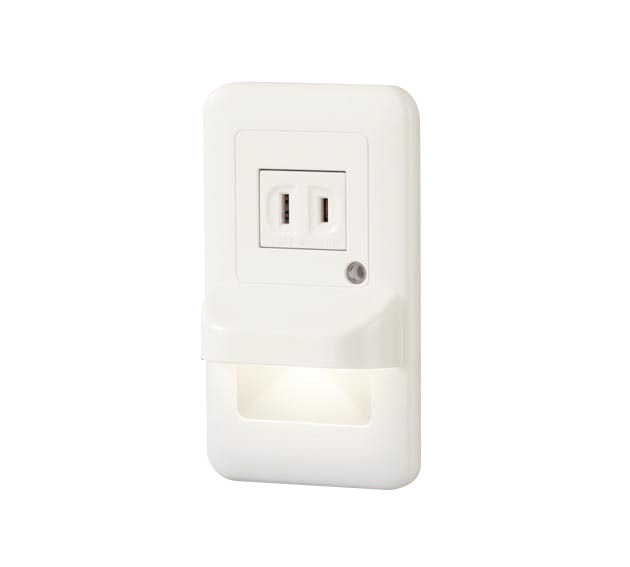 パナソニック (Panasonic) LEDフットライト 電球色 コンセント付 LBJ70078 Panasonic パナソニック(Panasonic) Everleds LED 壁埋込型 LED