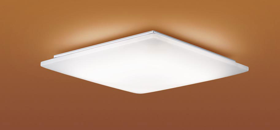 パナソニック　天井直付型　LED（昼光色～電球色）　シーリングライト　リモコン調光　リモコン調色　カチットF　引掛シーリング　現代和風　リモコン付　～12畳　LED内蔵　LGC55830