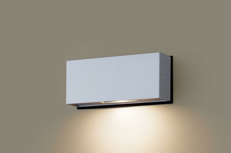 パナソニック 壁直付型 LED（電球色） 表札灯 拡散タイプ 防雨型 10形電球1灯器具相当 LED内蔵 LGW46152LE1