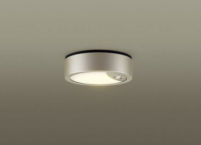 パナソニック 天井直付型 LED(電球色) シーリングライト 拡散タイプ 防雨型・FreePaお出迎え・ペア点灯可能型・シンプルタイマー・明るさセンサ付・段調光省エネ型 60形電球1灯器具相当 LED内蔵 LGWC51553LE1|わがと照明