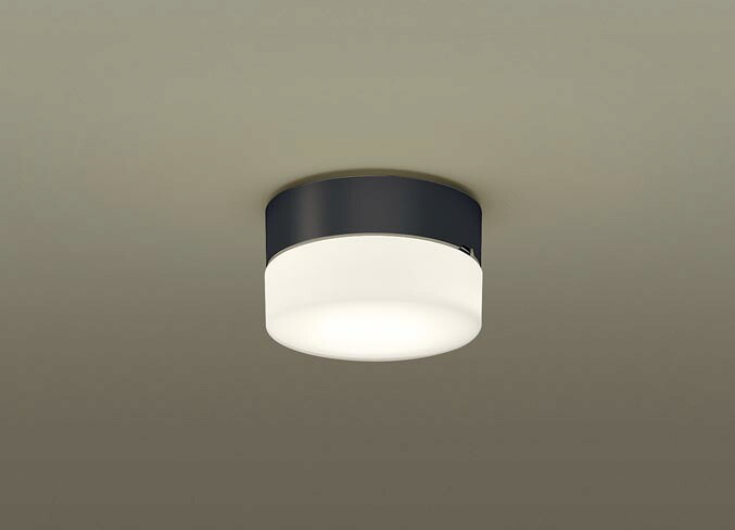 パナソニック　天井直付型・壁直付型　LED（電球色）　シーリングライト　拡散タイプ　LEDフラットランプ交換型・防雨型　60形電球1灯器具相当　LEDフラットランプφ70用　ランプ付　XLGE5004CE1(LGW51769B+LLD2000LCE1)