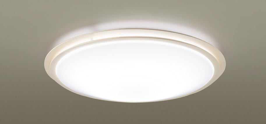 パナソニック 天井直付型 LED（昼光色～電球色） シーリングライト リモコン調光・リモコン調色・カチットF 引掛シーリング ～8畳 LED内蔵 LGC31146K
