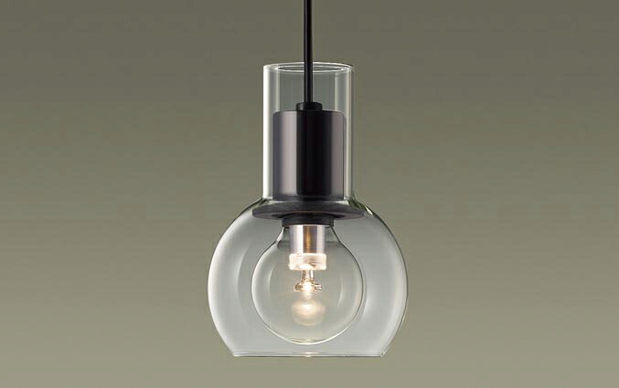 パナソニック　天井吊下型　LED（電球色）　ペンダントライト　ガラスセードタイプ・直付タイプ　LED電球交換型　白熱電球25形1灯器具相当　ランプ付き　LGB15813｜わがと照明