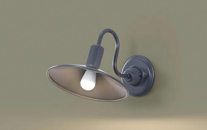 パナソニック　壁直付型　LED（電球色）　ブラケット　LED電球交換型　白熱電球40形1灯器具相当　LED電球小形電球タイプ（E17）(ランプ付)　LGB81534F｜わがと照明