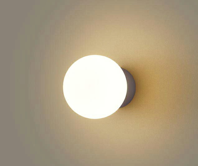 パナソニック　天井直付型・壁直付型　LED（電球色）　ブラケット　LED電球交換型　白熱電球40形1灯器具相当　LED電球小形電球タイプ（E17）(ランプ付)　LGB81564F