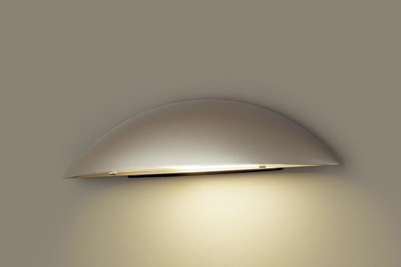 パナソニック　壁直付型　LED（電球色）　表札灯　LED電球交換型・防雨型　パネル付型　白熱電球40形1灯器具相当　ランプ付　LGW85100YF