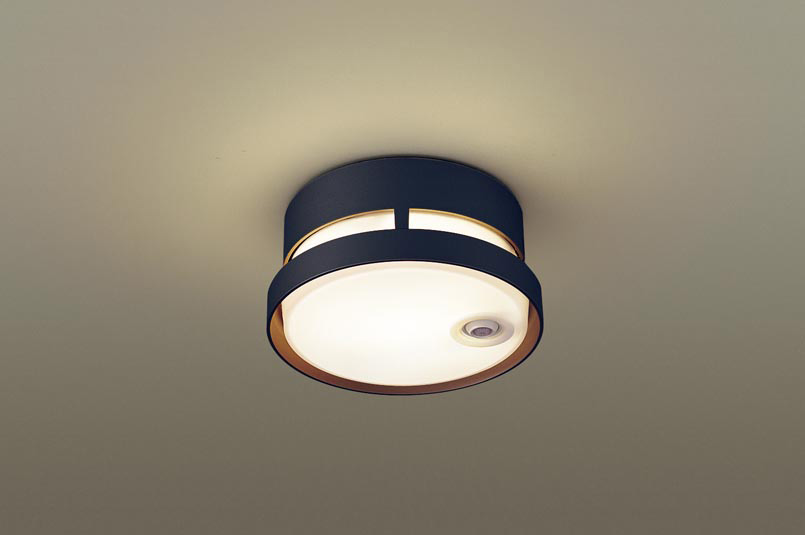 パナソニック　天井直付型　LED（電球色）　ポーチライト　LED電球交換型・防雨型・FreePaお出迎え・点灯省エネ型・明るさセンサ付　白熱電球40形1灯器具相当　ランプ付　LGWC56020BU