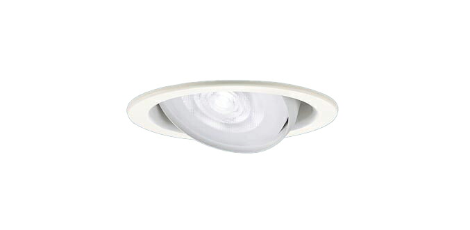パナソニック　LED（昼白色）　ユニバーサルダウンライト　浅型9H・高気密SB形・ビーム角24度・集光タイプ　LEDフラットランプ交換型・調光タイプ（ライコン別売）／埋込穴φ100mm　110Vダイクール電球100形1灯器具相当　(ランプ付)　XAD3460NCB1(LGD9410+LLD3020NCB1)