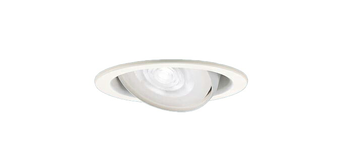 パナソニック　LED（温白色）　ユニバーサルダウンライト　浅型9H・高気密SB形・ビーム角24度・集光タイプ　LEDフラットランプ交換型・調光タイプ（ライコン別売）／埋込穴φ100mm　110Vダイクール電球100形1灯器具相当　(ランプ付)　XAD3460VCB1(LGD9410+LLD3020VCB1)