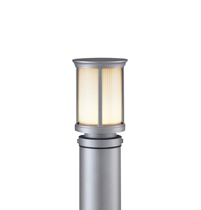 パナソニック　地中埋込型　LED（電球色）　エントランスライト　LED電球交換型・防雨型／地上高654mm　白熱電球40形1灯器具相当　ランプ付　XLGE510LU(LGW45510U+HK25097Z)｜わがと照明