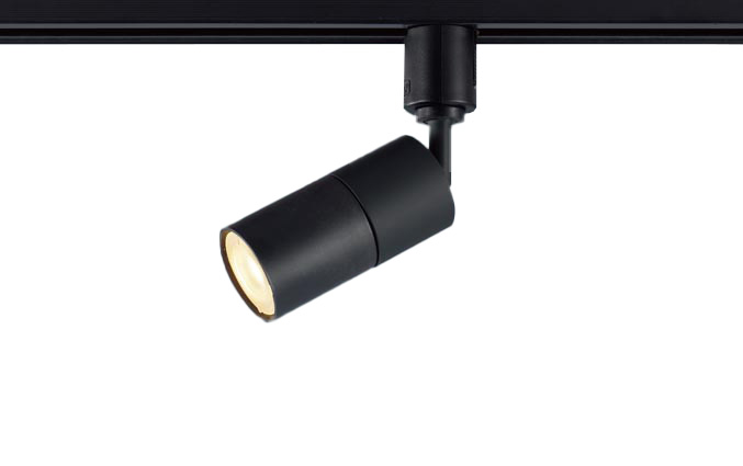 パナソニック　ＬＥＤスポットライト　配線ダクトレール用　ブラック(黒)　拡散　６０形相当　電球色　ランプ付き　専用調光器対応　XSZP1507LCB1(LGS9508+LLD2401LCB1)