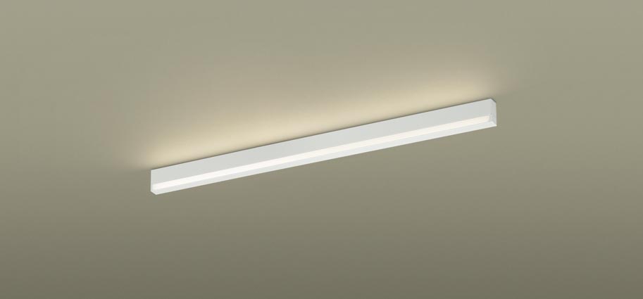 パナソニック 上昇限度直付型・壁直付型・据え置き滑りだし型 LED（温白いこと） 組みたてる化点火装置物の具 美ルック・染みわたる手合い・片面配光 調光手合い（ライコン別売）／L900手合い LED内蔵 SLB55107LB1