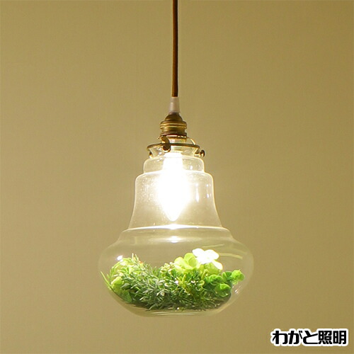 楽天市場】オーブ ペンダントライト 照明テラリウム フェイクグリーン